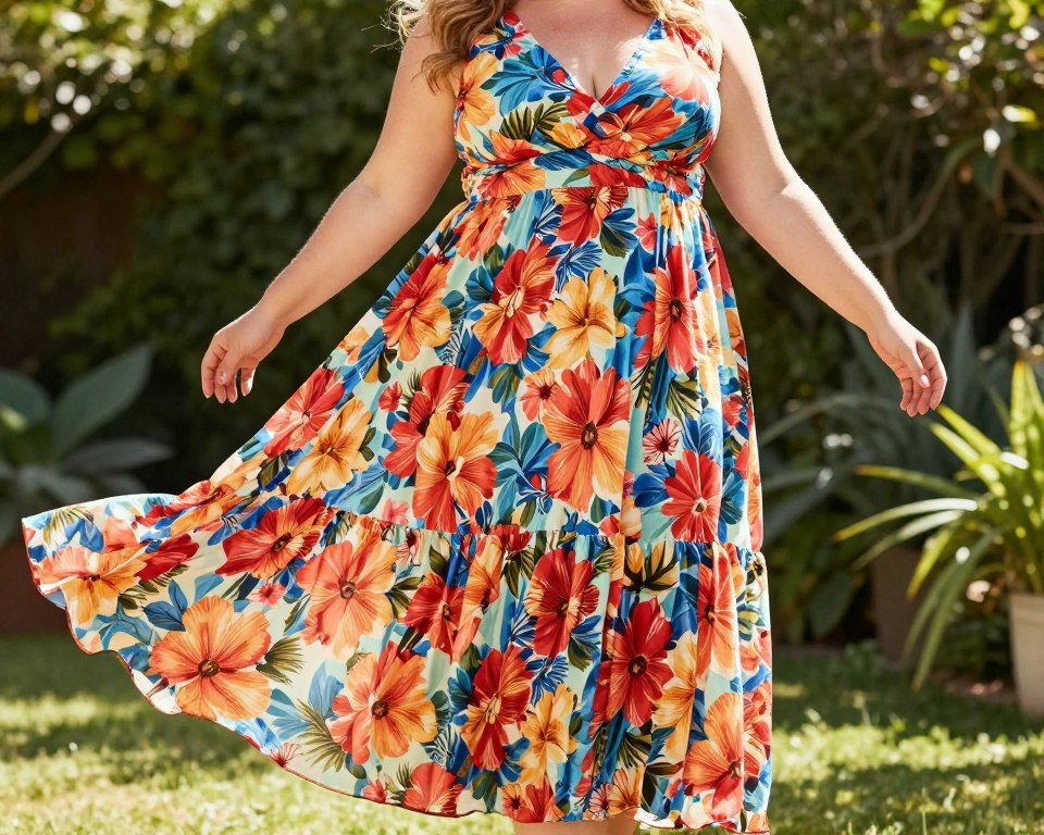 Affordable floral maxi dress for plus size women at Modlily