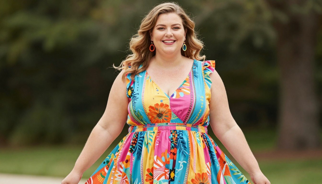 Plus size bohemian floral maxi dress under $45